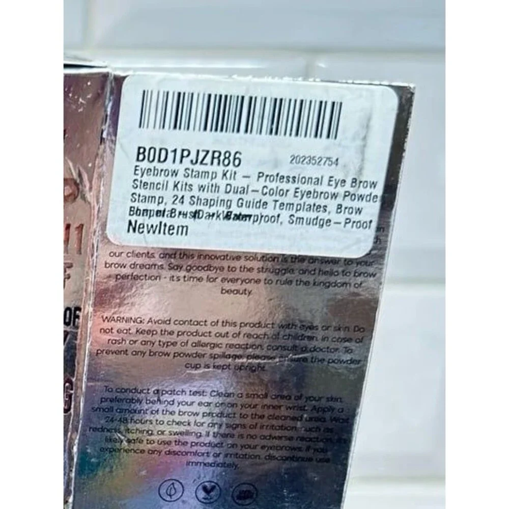 Brow Queen Eyebrow Stamp Kit New Unopened